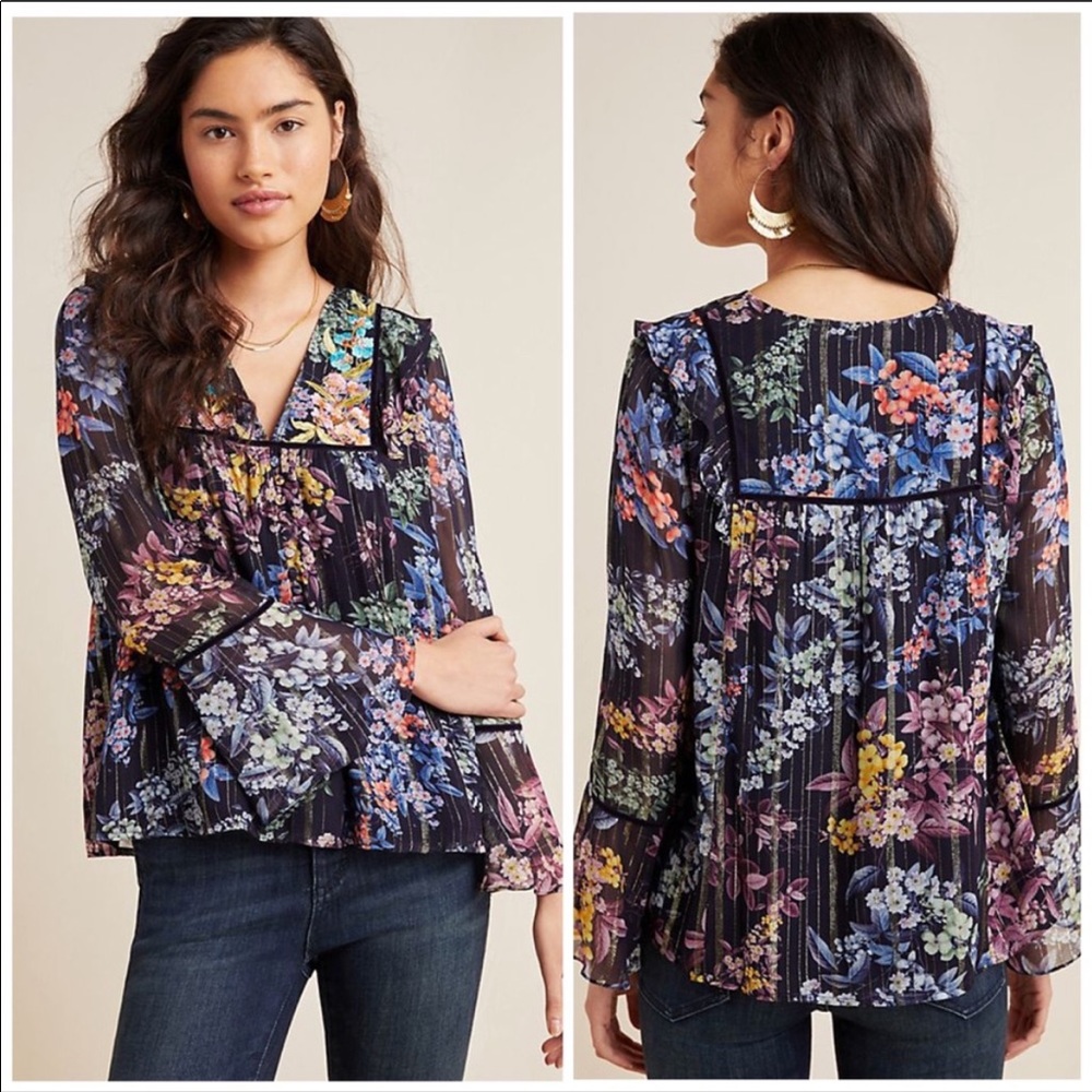 Anthropologie Vineet Bahl Vivienne Blouse